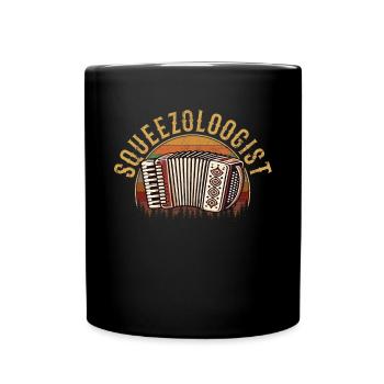Squeezologist Accordion Player - Tasse einfarbig - Schwarz - Vorne