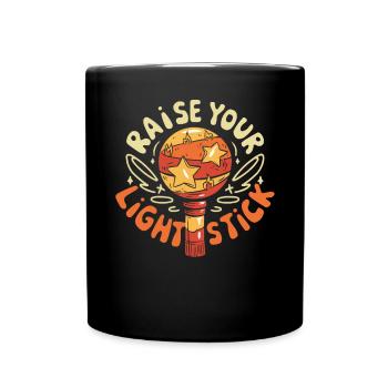 K-Pop Musique pop coréenne Corée du Sud Kpop Lightstick - Mug uni - noir - Devant