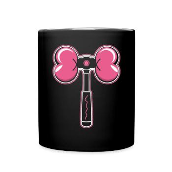 K-Pop Musique pop coréenne Corée du Sud Kpop Lightstick - Mug uni - noir - Devant