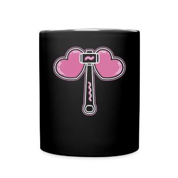 K-Pop Musique pop coréenne Corée du Sud Kpop Lightstick - Mug uni - noir - Devant