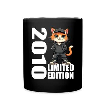 Limited Edition 2010 Birthday 2010 Born - Full Colour Mug - black - Front