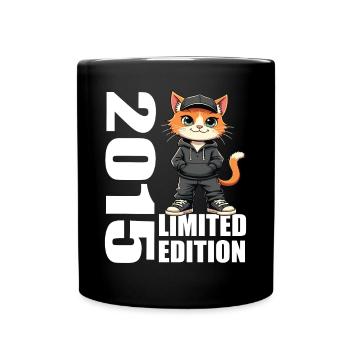 Limited Edition 2015 Birthday 2015 Born - Full Colour Mug - black - Front