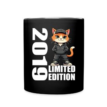 Limited Edition 2019 Geburtstag 2019 Geboren - Tasse einfarbig - Schwarz - Vorne