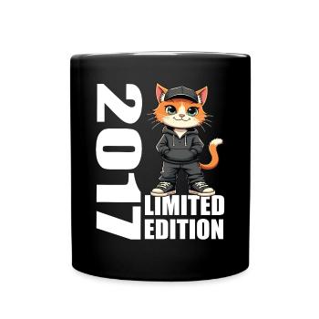 Edition Limitée 2017 Anniversaire 2017 Naissance - Mug uni - noir - Devant