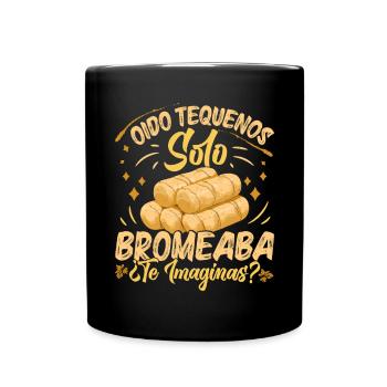 Tequenos Venezuelan - Full Colour Mug - black - Front
