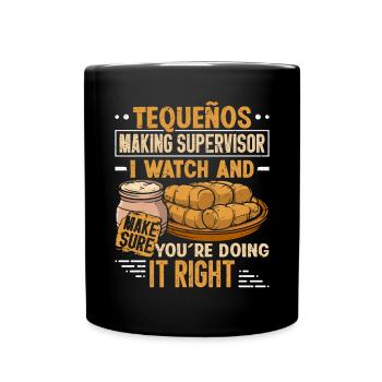 Tequenos Venezuelan - Full Colour Mug - black - Front