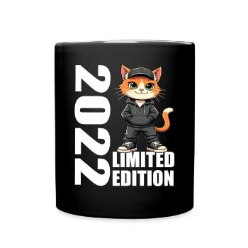 Limited Edition 2022 Geburtstag 2022 Geboren - Tasse einfarbig - Schwarz - Vorne
