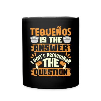 Tequenos Venezuelan - Full Colour Mug - black - Front