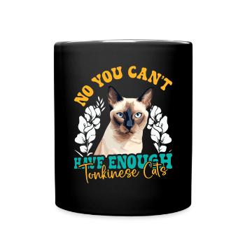 Chat tonkinois - Mug uni - noir - Devant