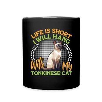 Chat tonkinois - Mug uni - noir - Devant