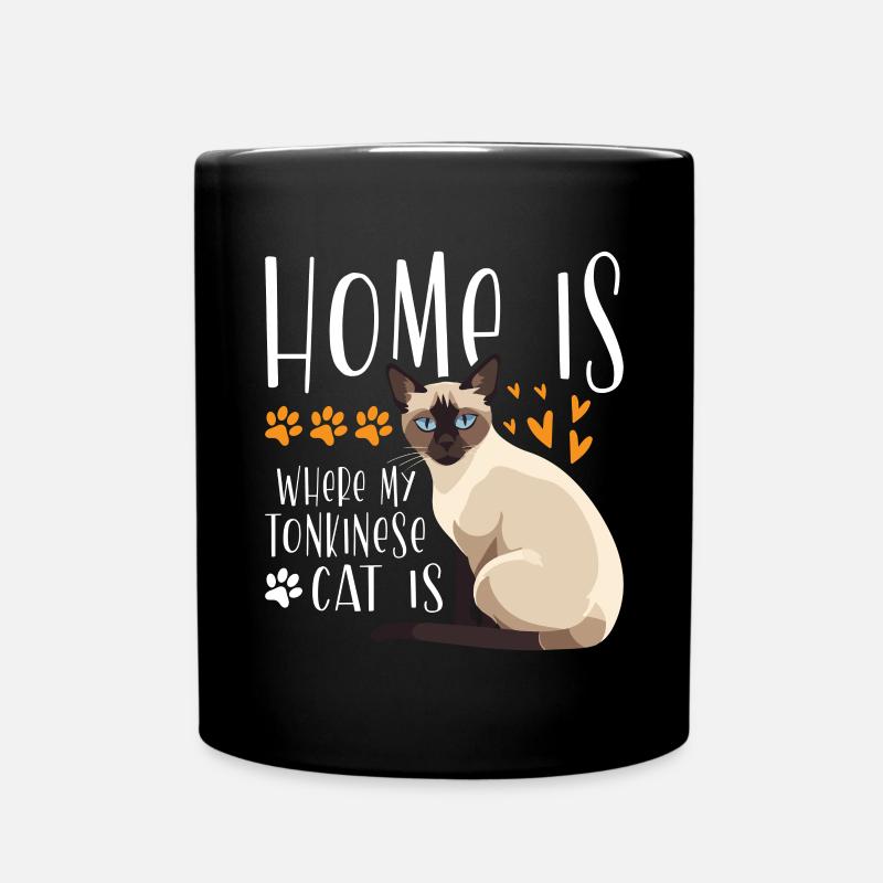 Tonkinese Katze Haustier - Tasse einfarbig - Schwarz