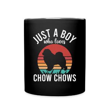 Chow Chow Gifts - Tasse einfarbig - Schwarz - Vorne