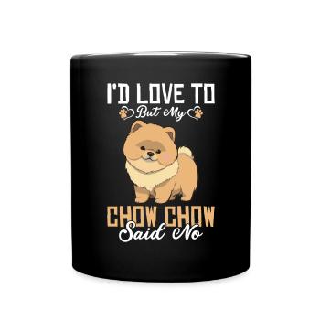 Chow Chow Gifts - Tasse einfarbig - Schwarz - Vorne