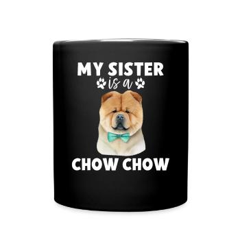 Chow Chow Gifts - Tasse einfarbig - Schwarz - Vorne