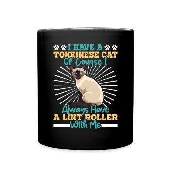 Chat tonkinois - Mug uni - noir - Devant