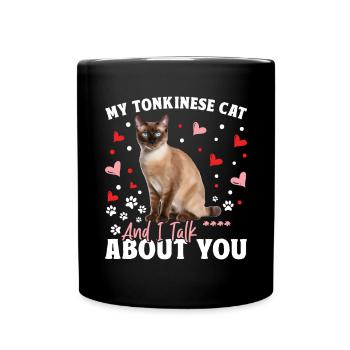 Chat tonkinois - Mug uni - noir - Devant