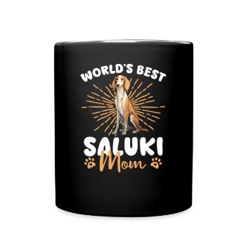 Lévrier persan Groovy Saluki Mom - Mug uni - noir - Devant
