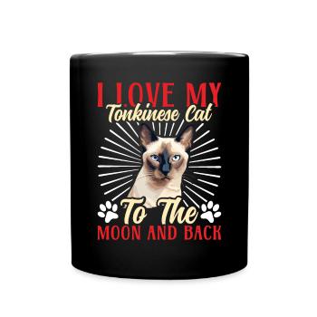 Chat tonkinois - Mug uni - noir - Devant