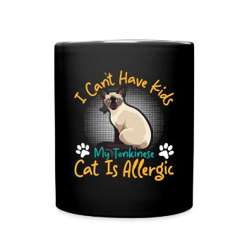 Chat tonkinois - Mug uni - noir - Devant