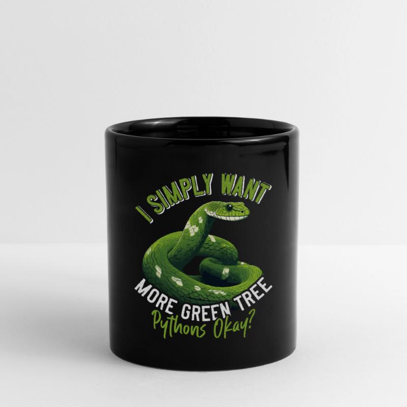 Green Tree Python Full Colour Mug