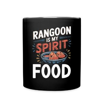 Crabe Rangoon Lover Américain Chinois Fruits de mer - Mug uni - noir - Devant