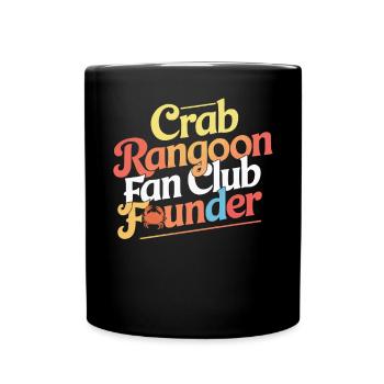 Krabben Rangun Liebhaber Amerikanisch Chinesisch Meeresfrüchte - Tasse einfarbig - Schwarz - Vorne