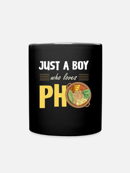 Tout simplement un garçon qui aime le pho - Mug uni - noir