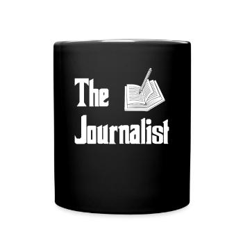 The Journalist Creative Words and Stories - Full Colour Mug - black - Front