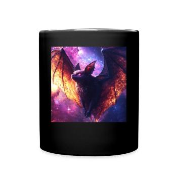 Schläger - Tasse einfarbig - Schwarz - Vorne