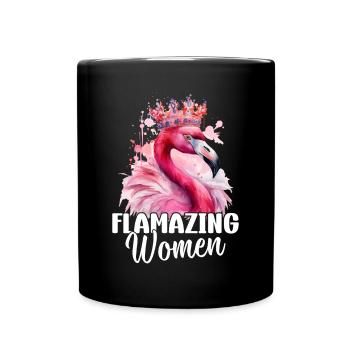 Flamazing Women - Pink Flamingo Lover Flamingo - Mug uni - noir - Devant