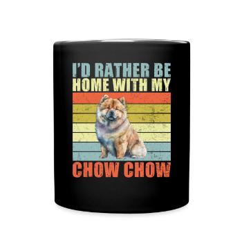 Chow Chow Gifts - Tasse einfarbig - Schwarz - Vorne