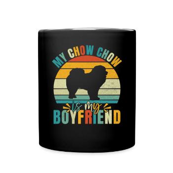 Chow Chow Gifts - Tasse einfarbig - Schwarz - Vorne