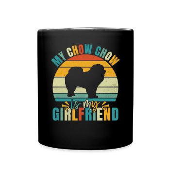 Chow Chow Gifts - Tasse einfarbig - Schwarz - Vorne