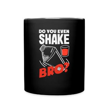 Lustiger Barkeeper Spruch Barkeeper Geschenk - Tasse einfarbig - Schwarz - Vorne