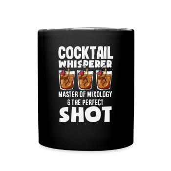 Funny Bartender Saying Bartender Gift - Full Colour Mug - black - Front