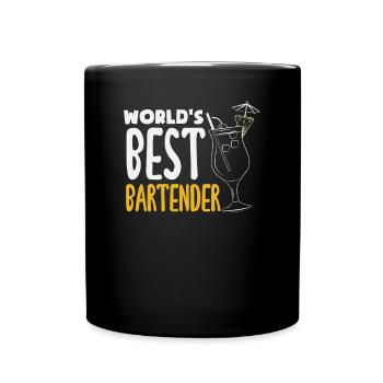 Funny Bartender Saying Bartender Gift - Full Colour Mug - black - Front