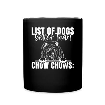 Chow Chow Gifts - Tasse einfarbig - Schwarz - Vorne