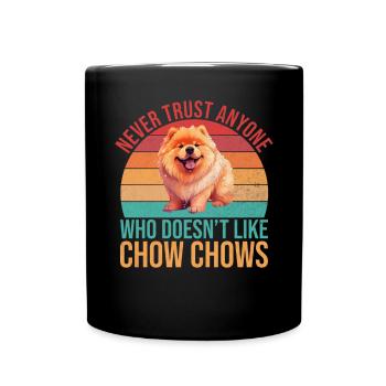 Chow Chow Gifts - Full Colour Mug - black - Front