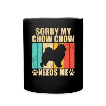 Chow Chow Gifts - Tasse einfarbig - Schwarz - Vorne
