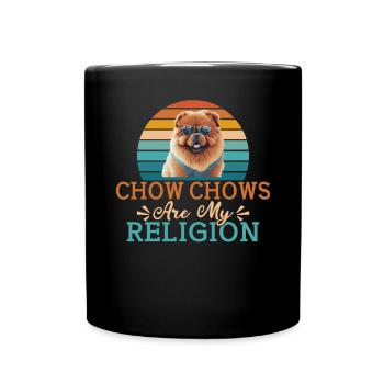 Chow Chow Gifts - Tasse einfarbig - Schwarz - Vorne