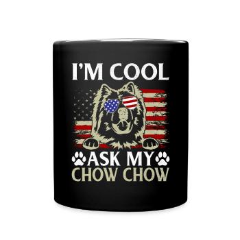 Chow Chow Gifts - Full Colour Mug - black - Front