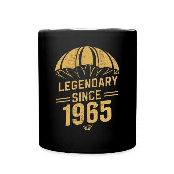 Legendary Since 1965 - Skydiver Birthday Vintage - Full Colour Mug - black - Front