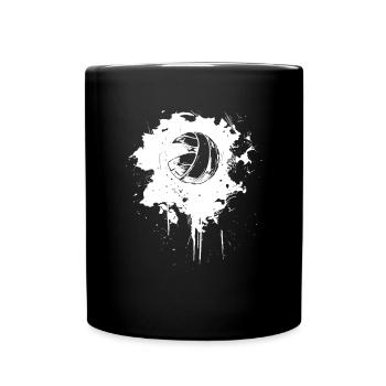 Ballon de volley-ball Street Art - Mug uni - noir - Devant