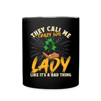 Soil Science, Naturalist - Full Colour Mug - black - Front