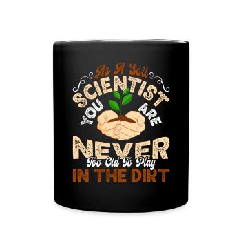 Soil Science, Naturalist - Full Colour Mug - black - Front