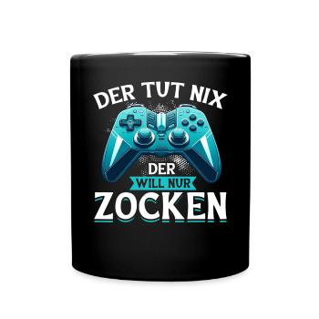 Jeux Gamer Gamer Lecteur vidéo Console PC Jeux - Mug uni - noir - Devant