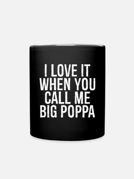 J’adore quand tu m’appelles gros caca - Mug uni - noir