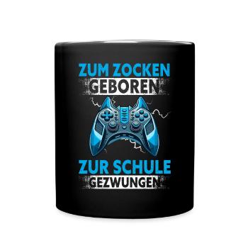 Jeux Gamer Gamer Lecteur vidéo Console PC Jeux - Mug uni - noir - Devant