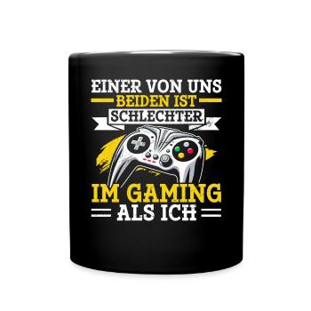 Jeux Gamer Gamer Lecteur vidéo Console PC Jeux - Mug uni - noir - Devant