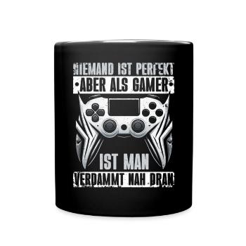 Jeux Gamer Gamer Lecteur vidéo Console PC Jeux - Mug uni - noir - Devant